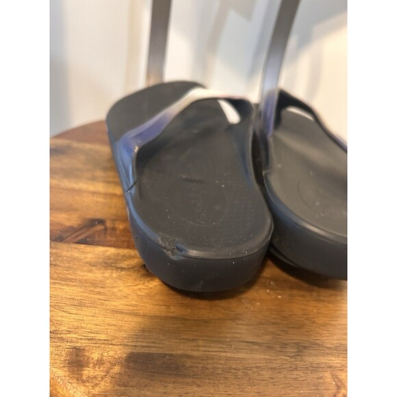 Oofos Oolala Luxe Women’s Size 10 41 Flip Flop Sandals Multicolor Ombre Open Toe - Picture 9 of 9